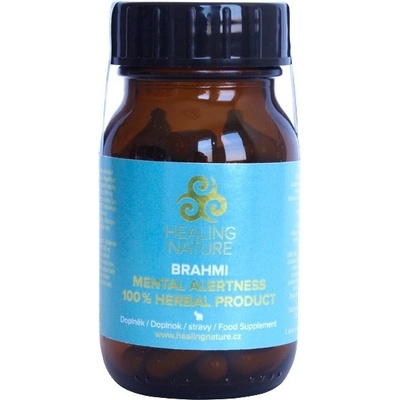 Healing Nature Brahmi paměť duševní síly Bylinné kapsle 60 kapslí