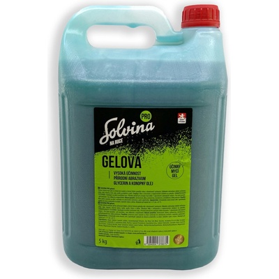 Solvina Pro Gélová umývacia pasta obsahuje glycerín a konopný olej 5 kg