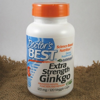 Doctor's Best Extra Strength Ginkgo 120 mg x 120 kapslí