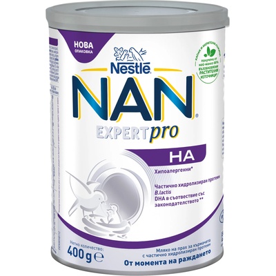 Nestle Мляко за кърмачета на прах Nestle Nan - ExpertPro H. A. , с хидролизиран протеин, опаковка 400g (12468477)