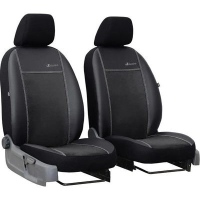 Autopoťah Pok-Ter Exclusive Alcantara 1+1 predné - čierne