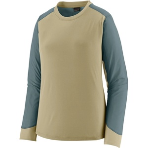 Patagonia Дамска фланелка с дълъг ръкав за колоездене Patagonia Women's L/S Dirt Craft Jersey Sport shirt - Weathered Stone (116-7226-1214)