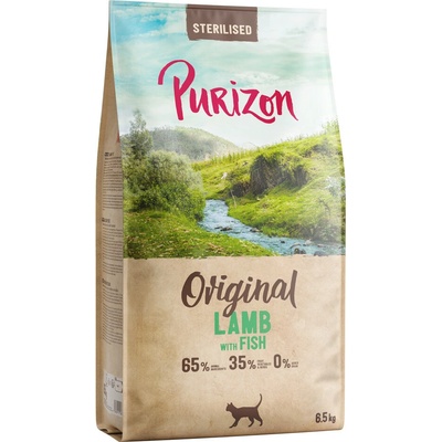 Purizon Cat Adult Sterilized jahňacie a ryba 6,5 kg