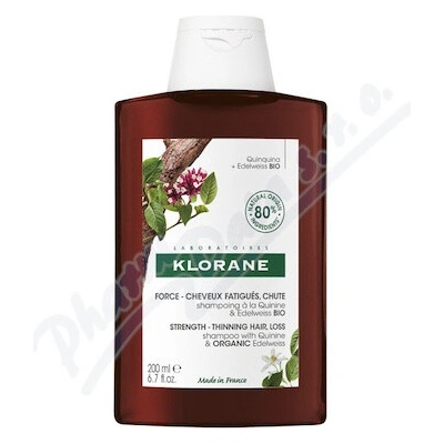 Klorane šampón chinín a BIO plesnivec alpský 200 ml