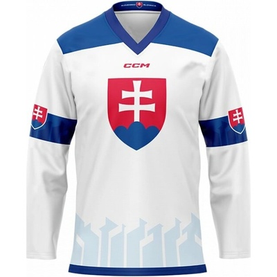 CCM Hockey Slovakia fan dres Juraj Slafkovský #20 Bílý