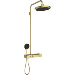 Ideal Standard Ceratherm Solos - Душ комплект с термостат, диаметър 33 см, 3 струи, с LED осветление, матирано злато A7883A2 (A7883A2)