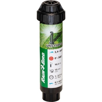 Rain Bird Výsuvný zadažďovač 15 APG ø 1,2" 3,4 – 4,6 m 022334