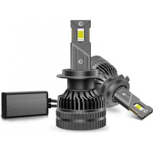  Комплект от 2 броя LED ЛЕД диодни крушки H7 Х7 12V 120W 13000lm за фарове Canbus без грешки 6000К