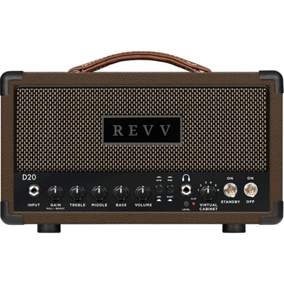 REVV RV-D20 Headshell Лампов усилвател (RV-D20TS-BR)