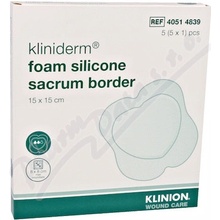 Kliniderm sil.pěn.SACR.BORDER 15 x 15 5 ks