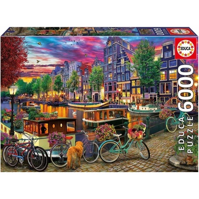 EDUCA Bicykle v Amsterdame 6000 dielov