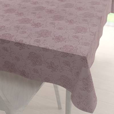 Biante Teflónový obdĺžnikový obrus TF-077 Kvetované ornamenty na staroružovom 50x100 cm