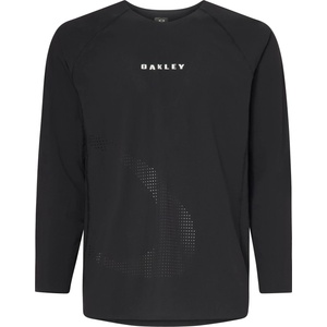 Oakley Мъжка фланелка с дълъг ръкав за колоездене Oakley Seeker Whip L/S Jersey Cycling jersey - Pitch Black (056-3984-0213)