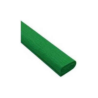 Krepový papier tmavo zelený