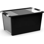 KIS Черна пластмасова кутия за съхранение с капак 55x35x28 cm Bi-Box L - KIS (272314)