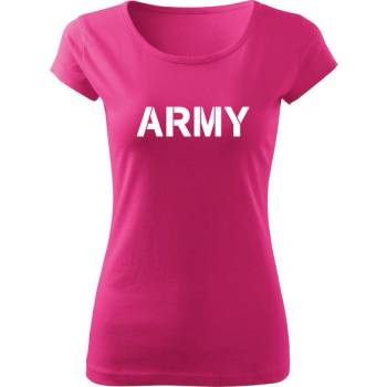 Dragowa dámske tričko army ružová
