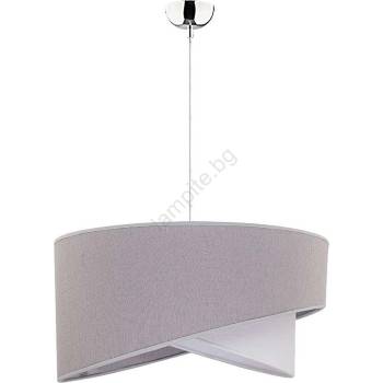 Duolla - Пендел CELLO 1xE27/40W/230V Ø 45 см сив (DU8309)