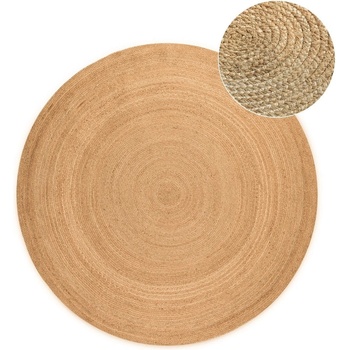 Hanse Home Двустранен ютен кръгъл килим в естествен цвят ø 200 cm Braided - Hanse Home (106005-200)