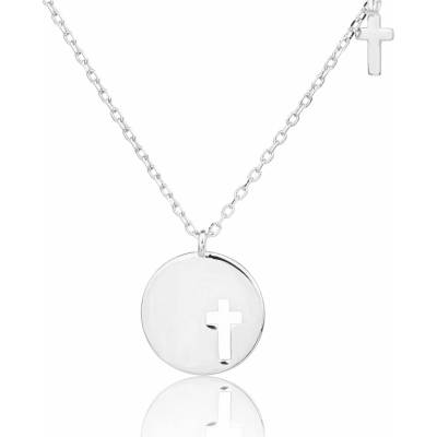 JAN KOS JEWELLERY stříbrný náhrdelník klasický MHT-4991/SN42-46 (Ag 925/1000, 2,5 g)