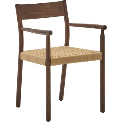 Kave Home Yalia ořechová s výpletem