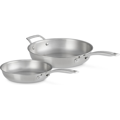 Le Creuset Essential Тигани 3-слойна неръждаема стомана, 2 бр (53092000010000)