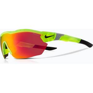 Nike Мъжки слънчеви очила Nike Show X3 Elite L matte volt/road red mirror Слънчеви очила