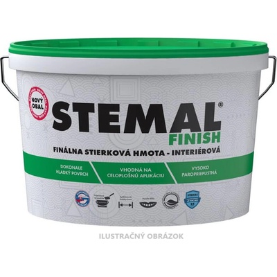 Esmal Stemal Finish 1,8kg - finálna stierková hmota interiérová