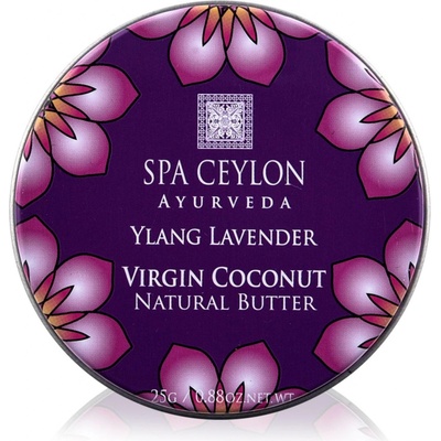 Spa Ceylon Ylang Lavender prírodné telové maslo z panenského kokosu 25 g