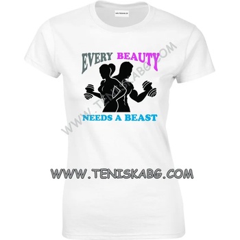 Image 1 of Fruit of the Loom Забавна тениска - Fitness girls