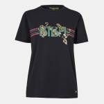 Biba Тениска Biba Logo T-Shirt - Animal Black