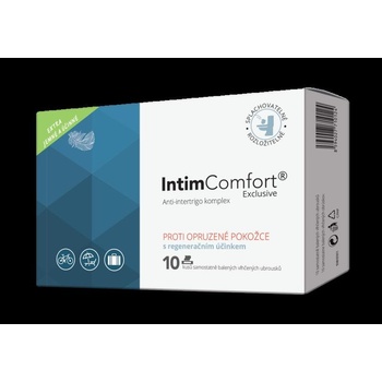 Intim Comfort anti-intertrigo balsám kapesníčky 10 ks