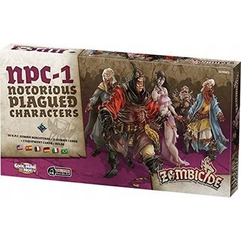 Zombicide: NPC-1 - Portal Games Spoločenská hra hier s notoricky známymi sužovanými postavami
