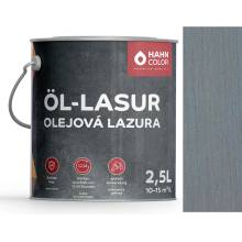 Hahn Color Olejová lazura 2,5 l Platinově šedá