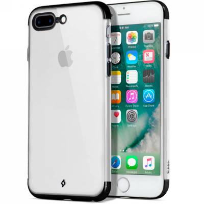 Ttec Гръб TTEC ChromeClear за iPhone 7 Plus / 8 Plus - Черен