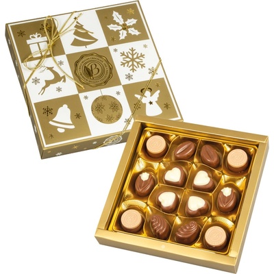Bolci Výběr pralinek ve zlatém vánočním obalu 130 g