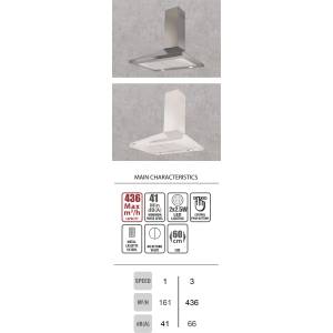 Lino FIRST PB Ix A60 Декоративен аспиратор Инокс (FIRSTPBIxA60)