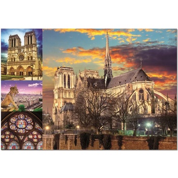 Educa - Puzzle Notre Dame Collage - 1 000 piese