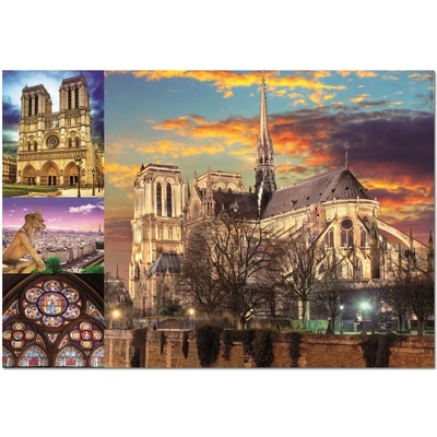 Educa - Puzzle Notre Dame Collage - 1 000 piese
