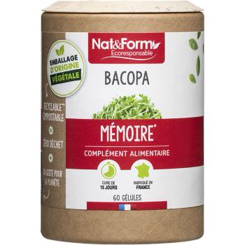 Nat&Form Бакопа мониери 60 капсули | Nat&Form (025218 (BACO_60E))