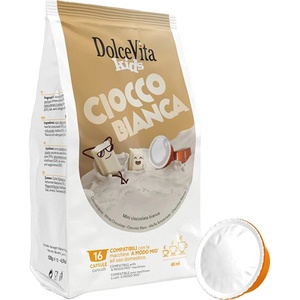 Dolce Vita | Ciocco Bianca - Бял горещ шоколад - 16 капсули за Lavazza A Modo Mio