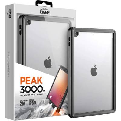 Eiger Peak 3000m IP68 Case - ударо и водоустойчив калъф от най-висок клас за iPad 8 (2020), iPad 7 (2019) (черен)