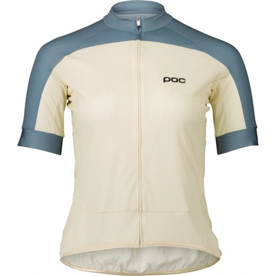 POC W's Essential Road Logo Okenite Off-White/Calcite Blue