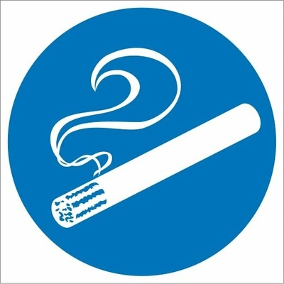 Piktogram Miesto vyhradené na fajčenie - 50x50 mm, SAMOLEPKA PVC