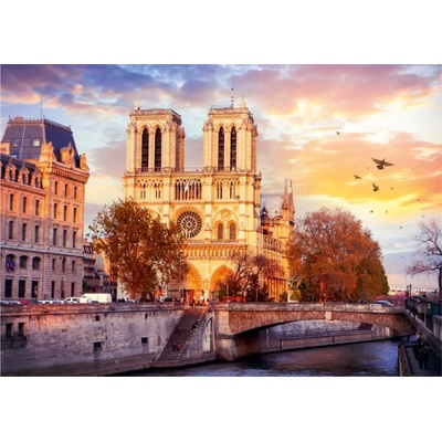 Roovi Notre Dame v Paříži Francie 500 dílků