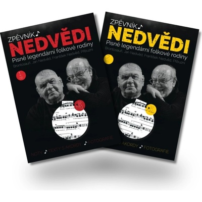 Supernoty Zpěvníky Nedvědi 1. a 2. díl – zvýhodněný set