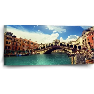 Sablio Obraz Ponte di Rialto - 110x50 cm