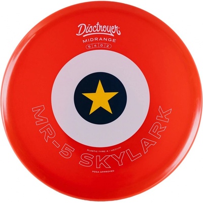Disctroyer A-Medium Skylark Červená