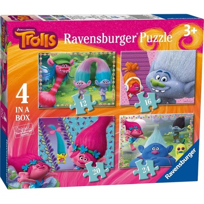 Ravensburger 4v1 Trollové 12,16,20,24 dílků