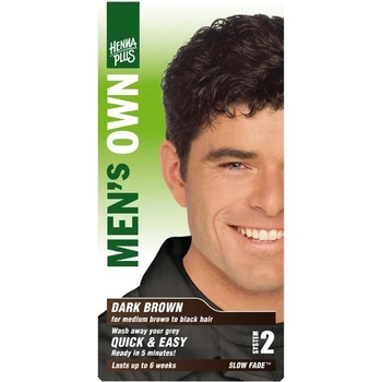 HennaPlus prírodná farba na vlasy pre mužov Men Own tmavo hnedá