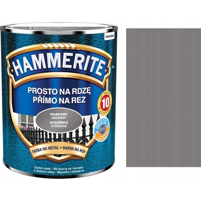 Hammerite Ham priamo na hrdzu 0,7L kováčska strieborná